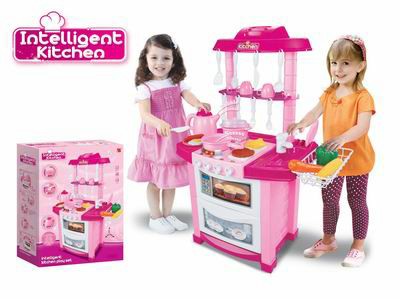 KITCHEN SET W/MUSIC,LIGHT,