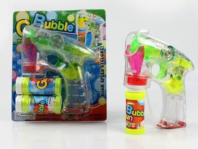 B/O BUBBLE GUN W/LIGHT MUSIC,