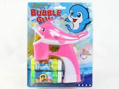 B/O BUBBLE GUN W/LIGHT MUSIC,