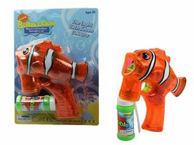 B/O BUBBLE GUN W/LIGHT,