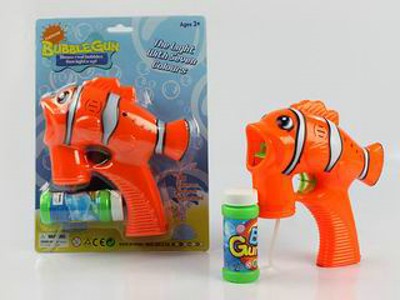 B/O BUBBLE GUN W/LIGHT MUSIC,
