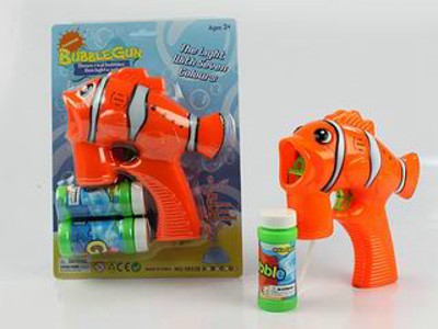 B/O BUBBLE GUN W/LIGHT MUSIC,