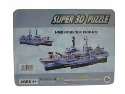 3D PUZZLE HMS NORFOLK FRIGATE,