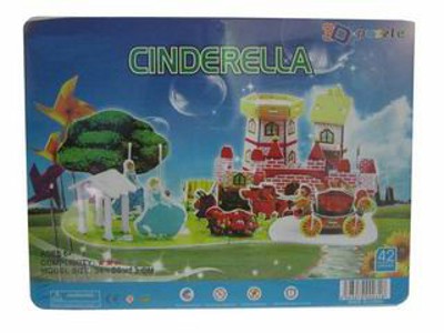 BIG 4 SLICE 3D PUZZLE CINDERELLA,