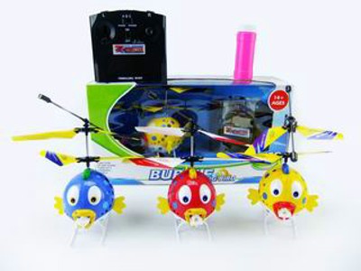 3 CHANNEL R/C BUBBLE BIRDS W/GYRO,