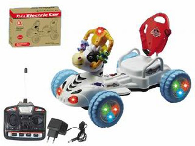 8 CHANNEL R/C BABY CAR W/LIGHT & MUSIC,