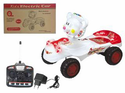 4 CHANNEL R/C BABY CAR W/LIGHT&MUSIC,