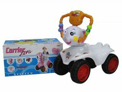 SLIDE BABY CAR W/LIGHT&MUSIC,