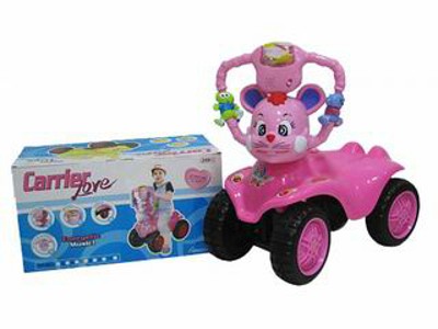 SLIDE BABY CAR W/LIGHT&MUSIC,