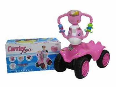 SLIDE BABY CAR W/LIGHT&MUSIC,