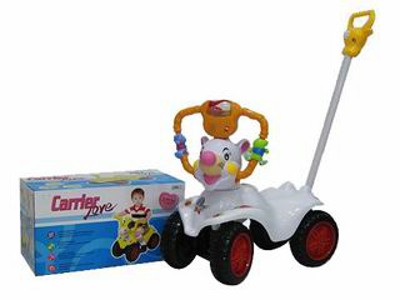 SLIDE BABY CAR W/LIGHT&MUSIC,