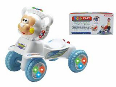 SLIDE BABY CAR W/LIGHT&MUSIC,