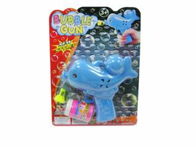 BUBBLE GUN W/LIGHT,