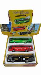 METAL PULL BACK BUS（3PCS),
