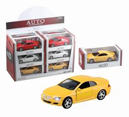 METAL PULL BACK CAR W/MUSIC,LIGHT（12PCS),
