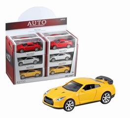 METAL PULL BACK CAR W/MUSIC,LIGHT（12PCS),