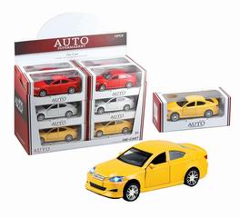 METAL PULL BACK CAR W/MUSIC,LIGHT（12PCS),