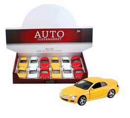 METAL PULL BACK CAR W/MUSIC,LIGHT（12PCS),