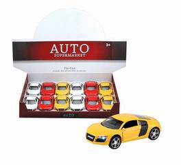 METAL PULL BACK CAR W/MUSIC,LIGHT（12PCS),