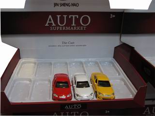 METAL PULL BACK CAR W/MUSIC,LIGHT（12PCS),