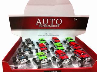 METAL PULL BACK CAR （12PCS),