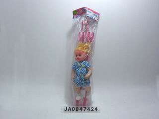 BABY CARRIAGE W/ DOLL,
