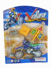 DIY FINGER MOTORCYCLE WITH SIGNS,
