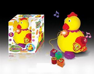 PULLING BUILDING BLOCK ANIMAL,