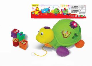 PULLING BUILDING BLOCK ANIMAL,