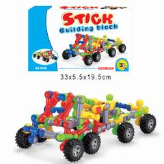 STICK BUILDING BLOCK 62PCS,