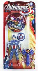 CAPTAIN AMERICA SET W/LIGHT,