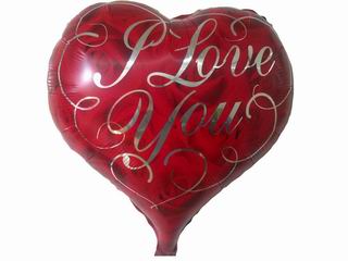 18INCH I LVOE YOU BALLOON,