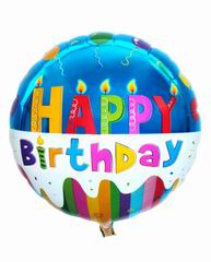 ALUMINUM BIRTHDAY BALLOON,