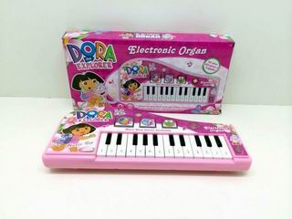 DORA ELECTRONIC ORGAN W/MUSIC & LIGHT,