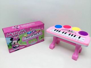 MINNY ELECTRONIC ORGAN W/3D LIGHT & MUSIC,