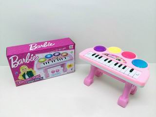 BARBIE ELECTRIC ORGAN W/3D MUSIC & LIGHT,