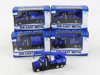 METAL POLICE CAR,