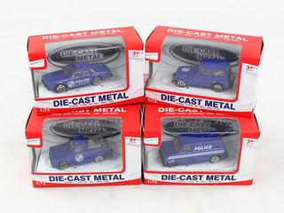 METAL POLICE CAR,