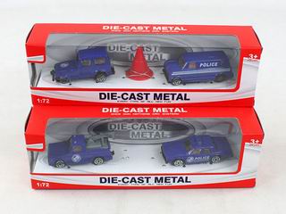 METAL POLICE CAR,