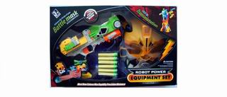 SOFT BULLET GUN W/LIGHTING MASK,