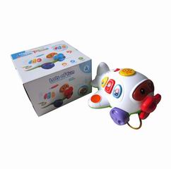 PLANE TEACHING MACHINE W/LIGHT&MUSIC,
