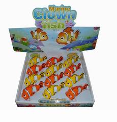 WIND UP CLOWN FISH 12PCS,