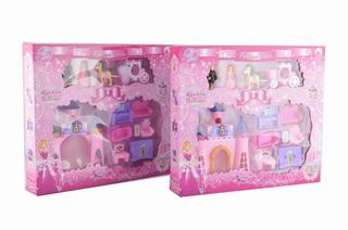 CASTLE W/LIGHT & MUSIC AND FURNITURE,