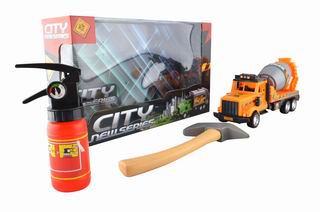 SHOP TRUCK W/AXE & FIRE BOTTLE,