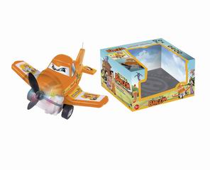 R/C 2 CHANNEL PLANE W/LIGHT & MUSIC,