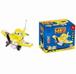 R/C 2 CHANNEL PLANE W/LIGHT & MUSIC,