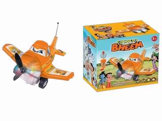 R/C 2 CHANNEL PLANE W/LIGHT & MUSIC,
