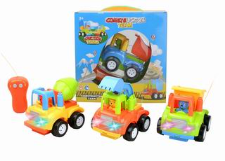 2 CHANNEL CARTOON CAR W/LIGHT,