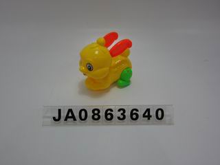 PULL LINE RABBIT W/BELL,