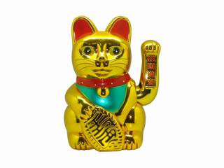 14 INCH FORTUNE CAT,